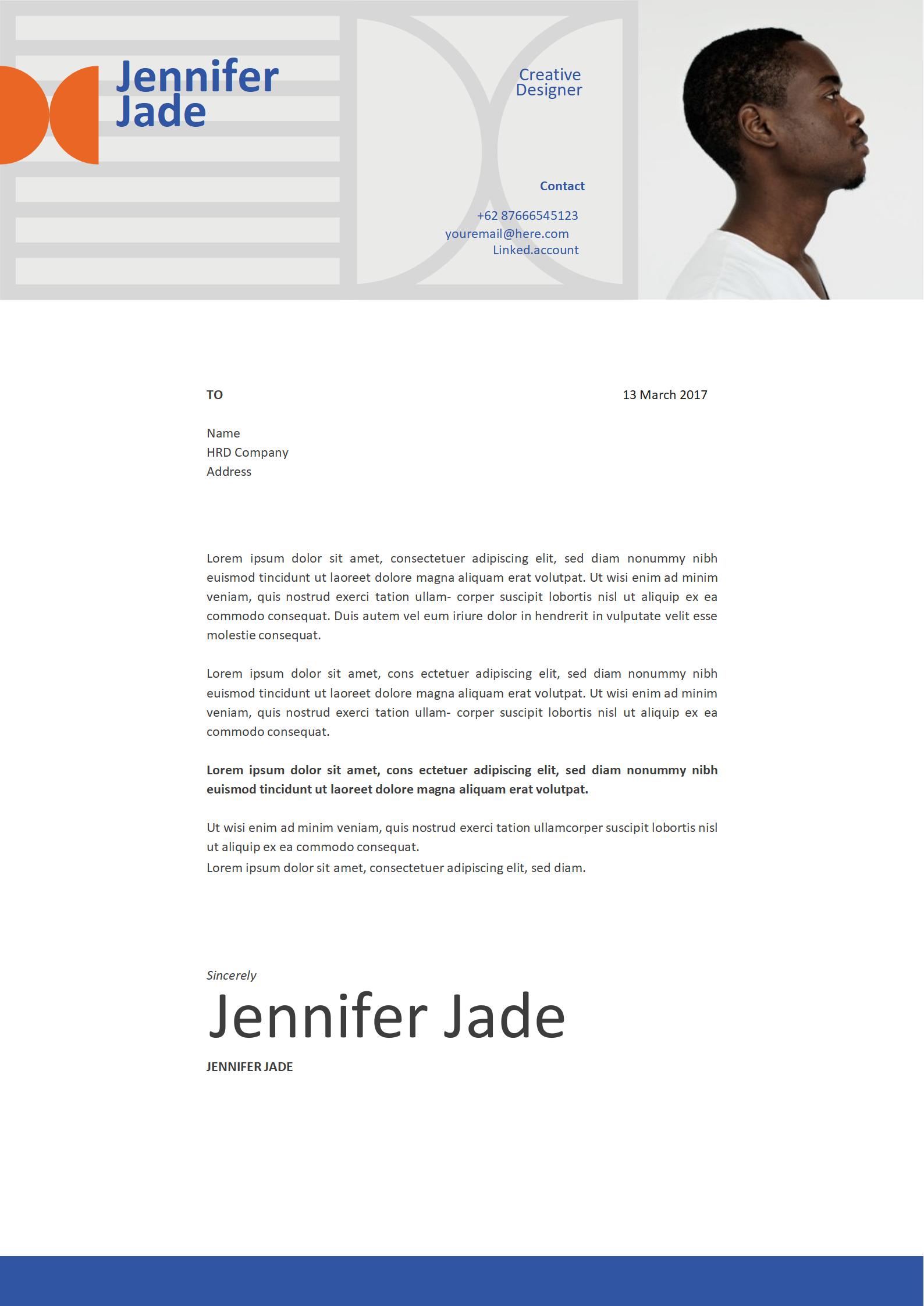 免费令人印象深刻英文简历模板