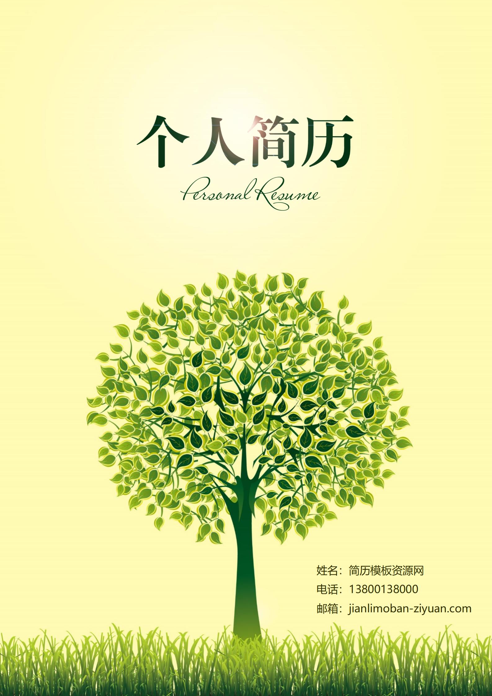 大气优雅简历封面模板系列