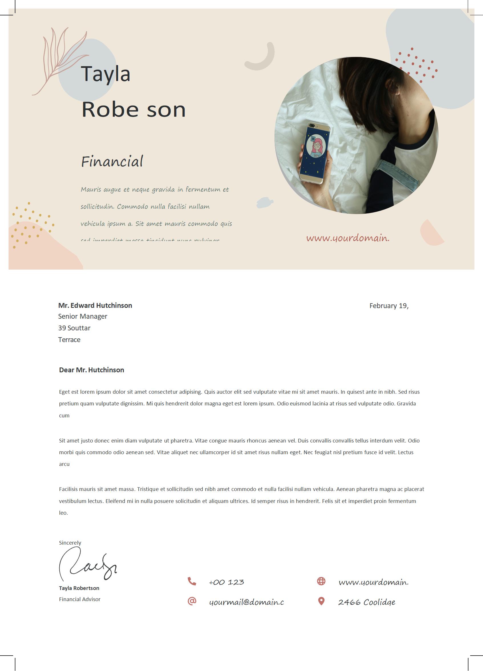 免费优雅英文简历模板