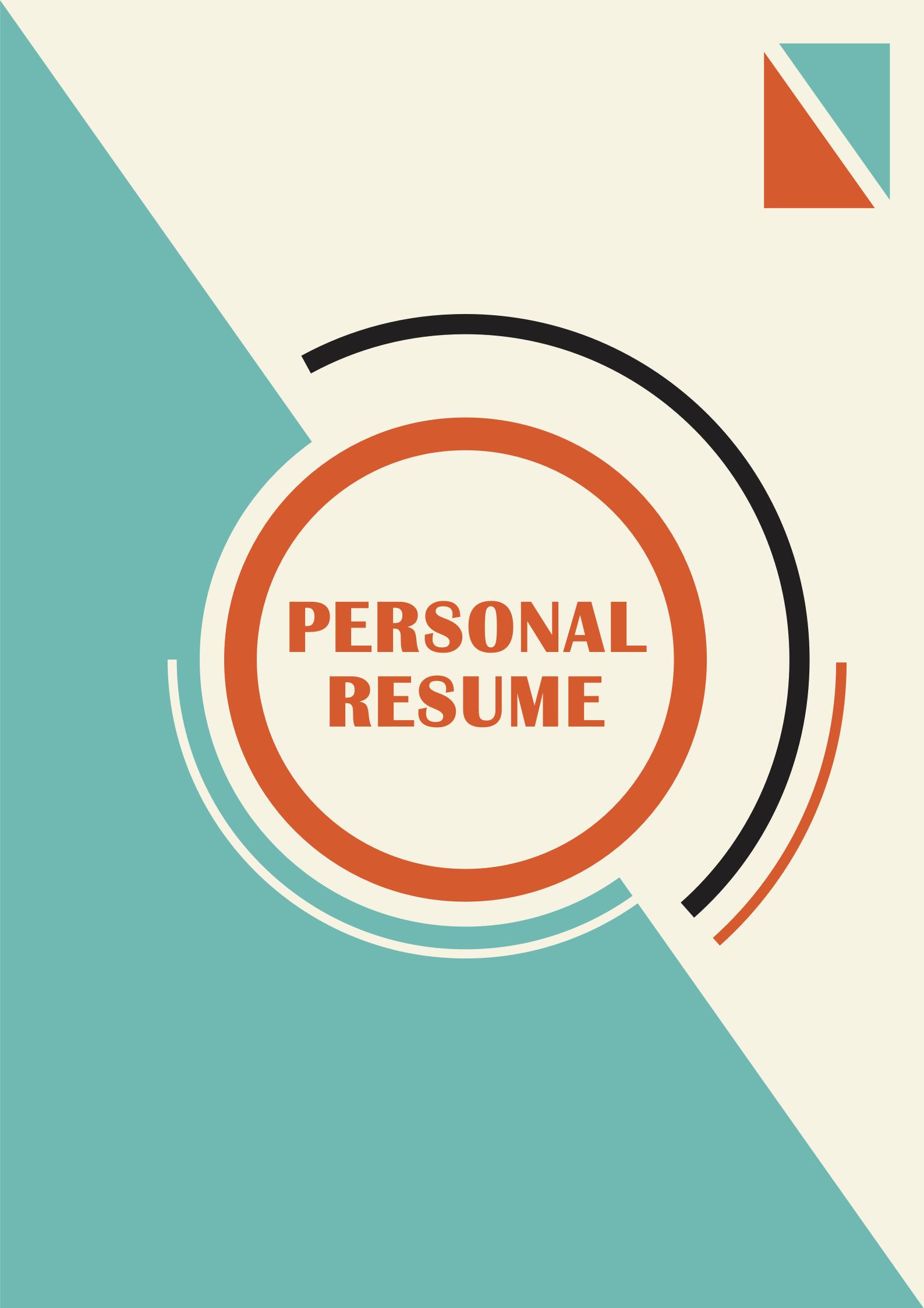 免费深蓝领航商务精英简历封面