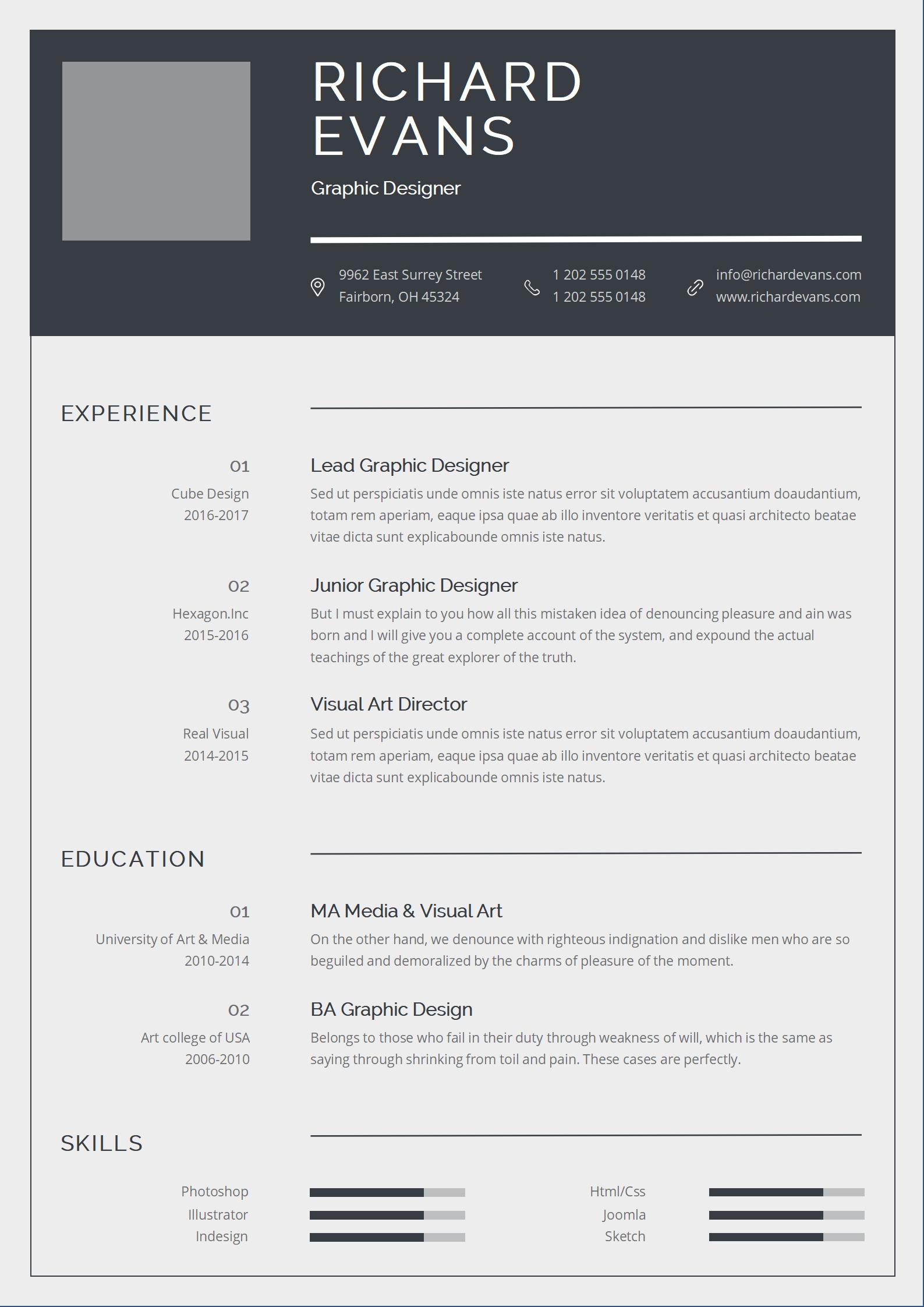 封面吸睛！免费绿色封面英文简历模板
