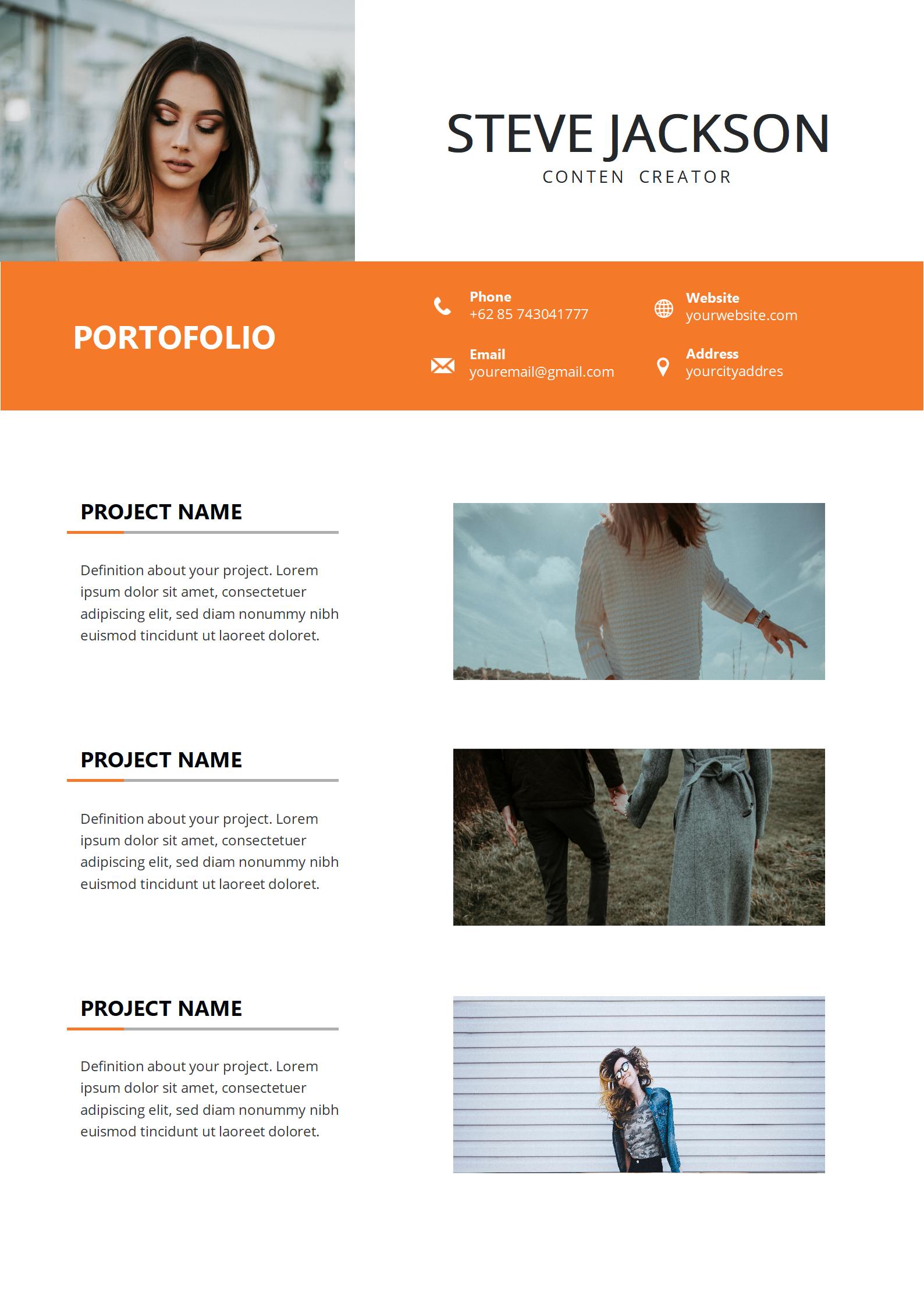 可定制免费英文简历模板（多彩选择）