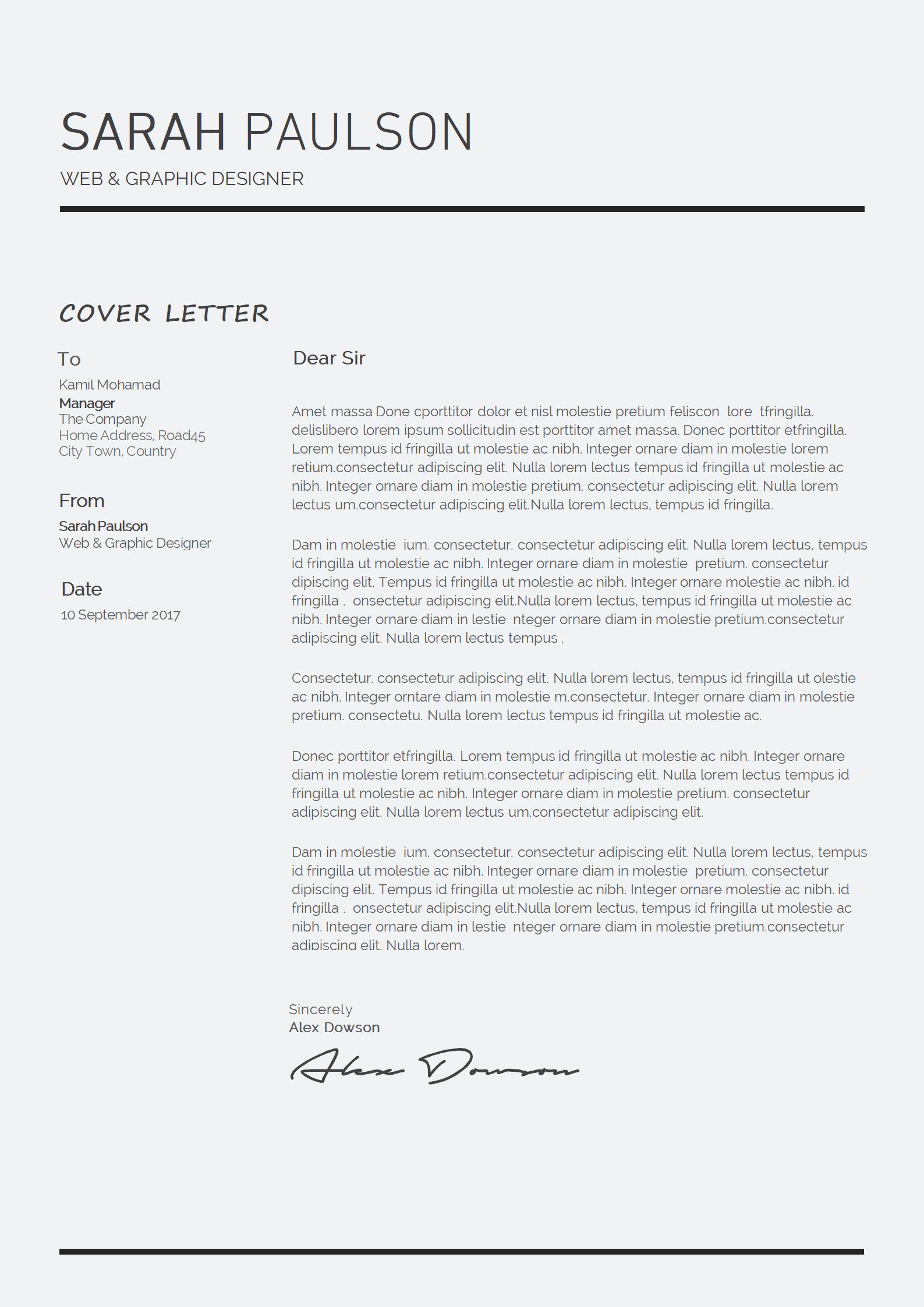 综合实力！免费全面英文简历模板（多彩平衡）