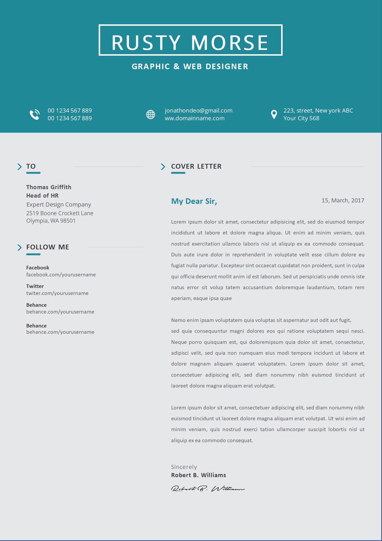 精致之选！免费米白色雅致英文简历模板