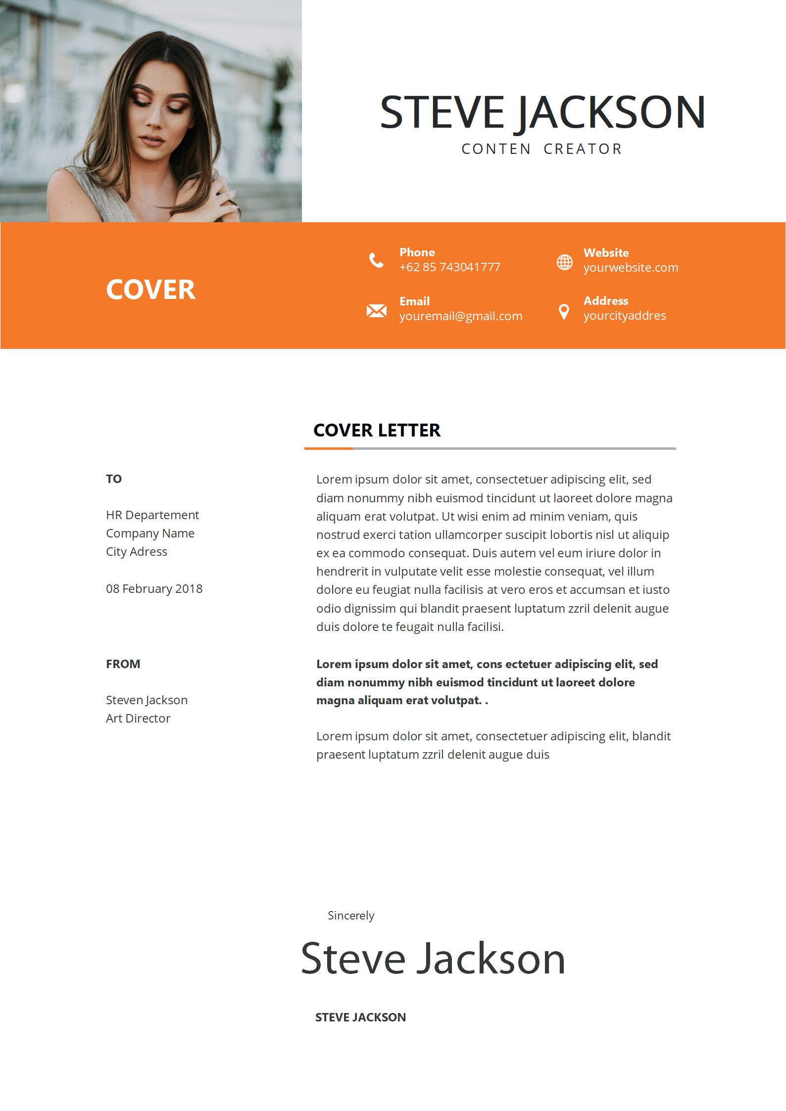 吸睛必备！免费亮色英文简历模板