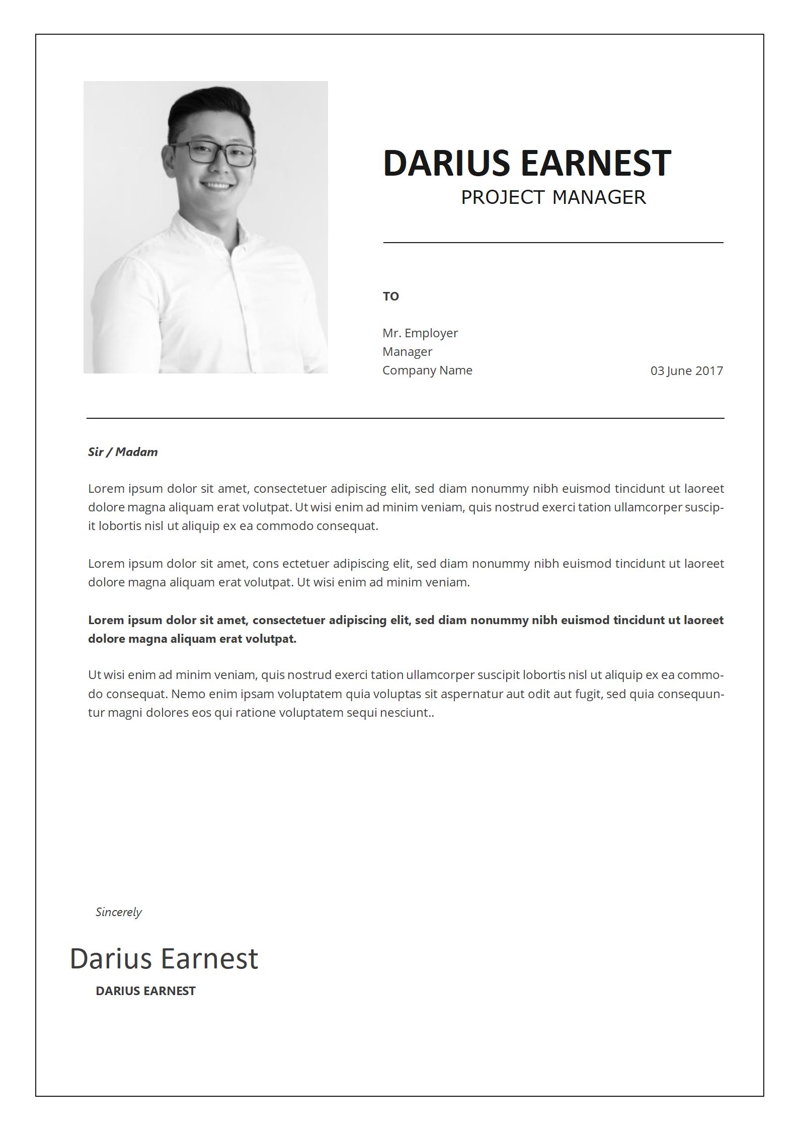 客户服务免费英文简历模板